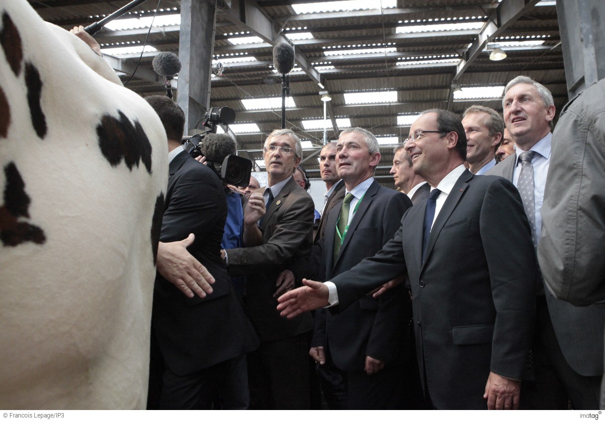 Hollande au SPACE de Rennes